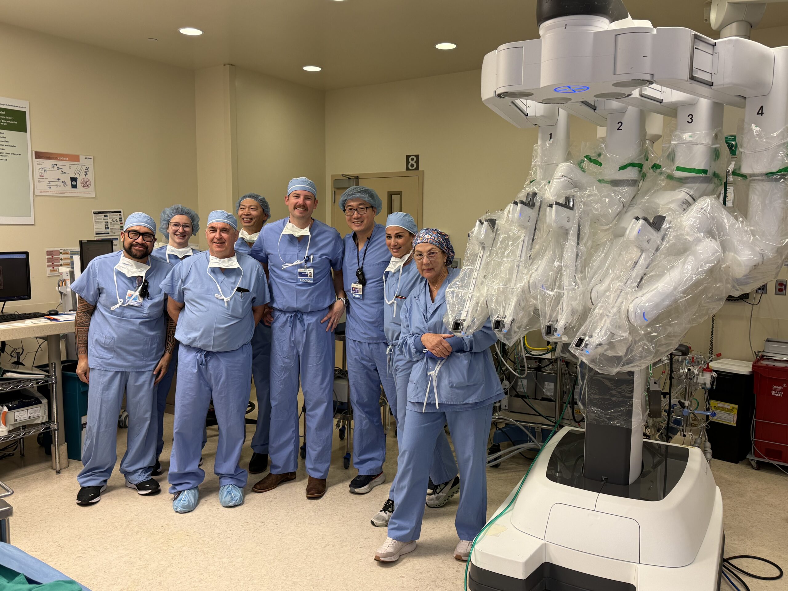 The cardiac surgical team at El Camino Health Heart and Vascular Institute.