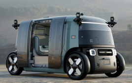 hero image of the production generation zoox autonomous robotaxi.