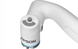 The new AX6 cobot arm from Epson includes features for ease of use.