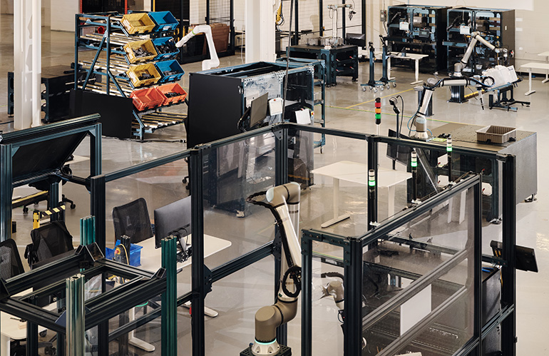 Vention and its partners have invested in space and equipment for its new physical AI lab.