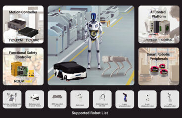 NexCOBOT, which exhibited at the Robotics Summit & Expo, provides a range of controllers.