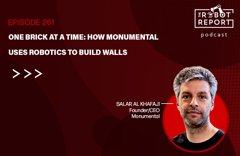 headshot of Salar al Khafaji, founder and CEO of Monumental, and the podcast logo.