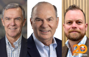 headshot of bill booth, rick faulk and Alex LInde.