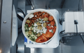 KAIKAKU's food assembly robot.