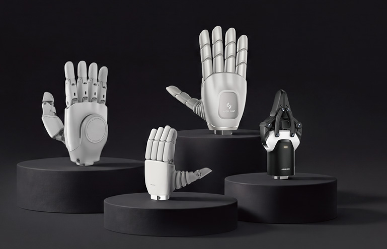 AGIBOT's OmniHand robotic gripper lineup.