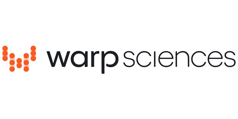 Logo of Warp Sciences, which has emerged from stealth.